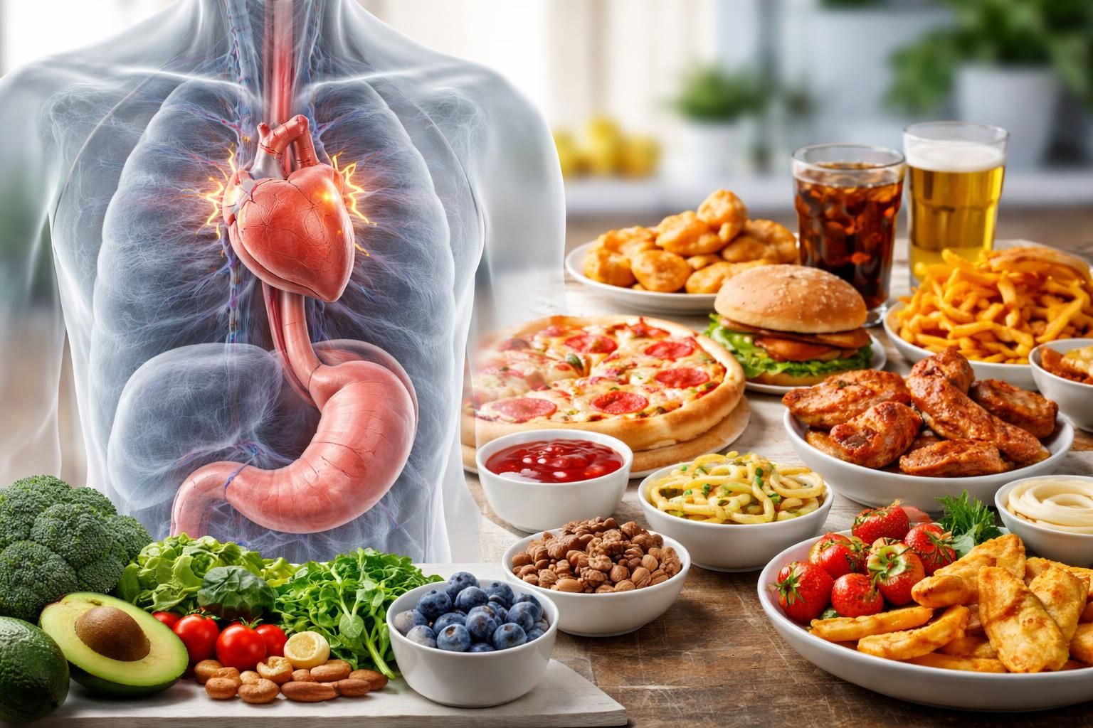 Le rôle de l'alimentation dans les extrasystoles et la hernie hiatale