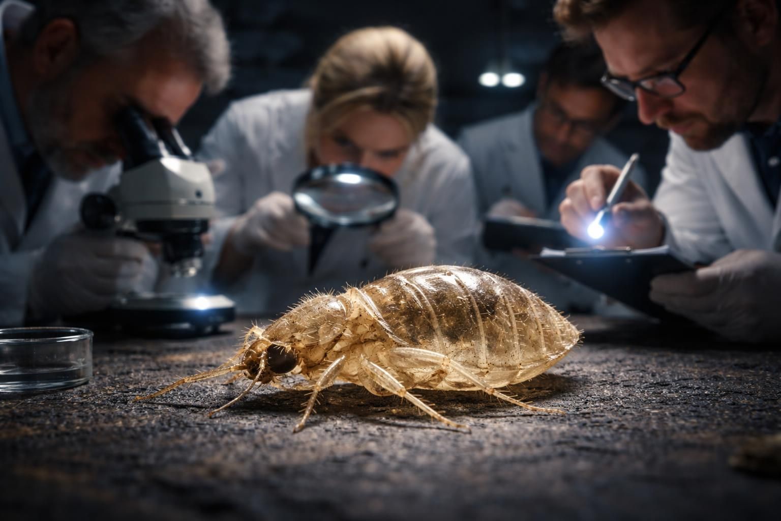 découvrez les secrets cachés dans la coquille d'une punaise de lit morte, révélés par des experts, pour mieux comprendre et combattre ces nuisibles.