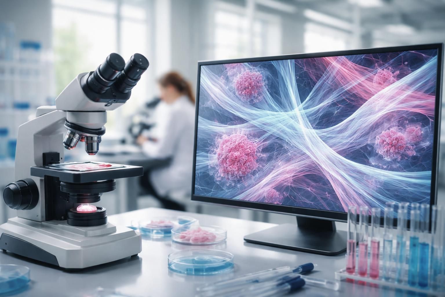découvrez les dernières avancées surprenantes sur le rôle du collagène dans la lutte contre le cancer du sein, ouvrant de nouvelles perspectives thérapeutiques.